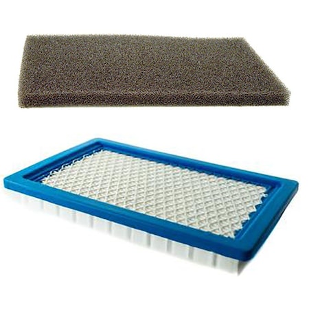 Aic Replacement Parts New Air Filter Set Fits John Deere MIU10998 MIU1099 X300 X304 X300R 17hp 054-191-FilterSet